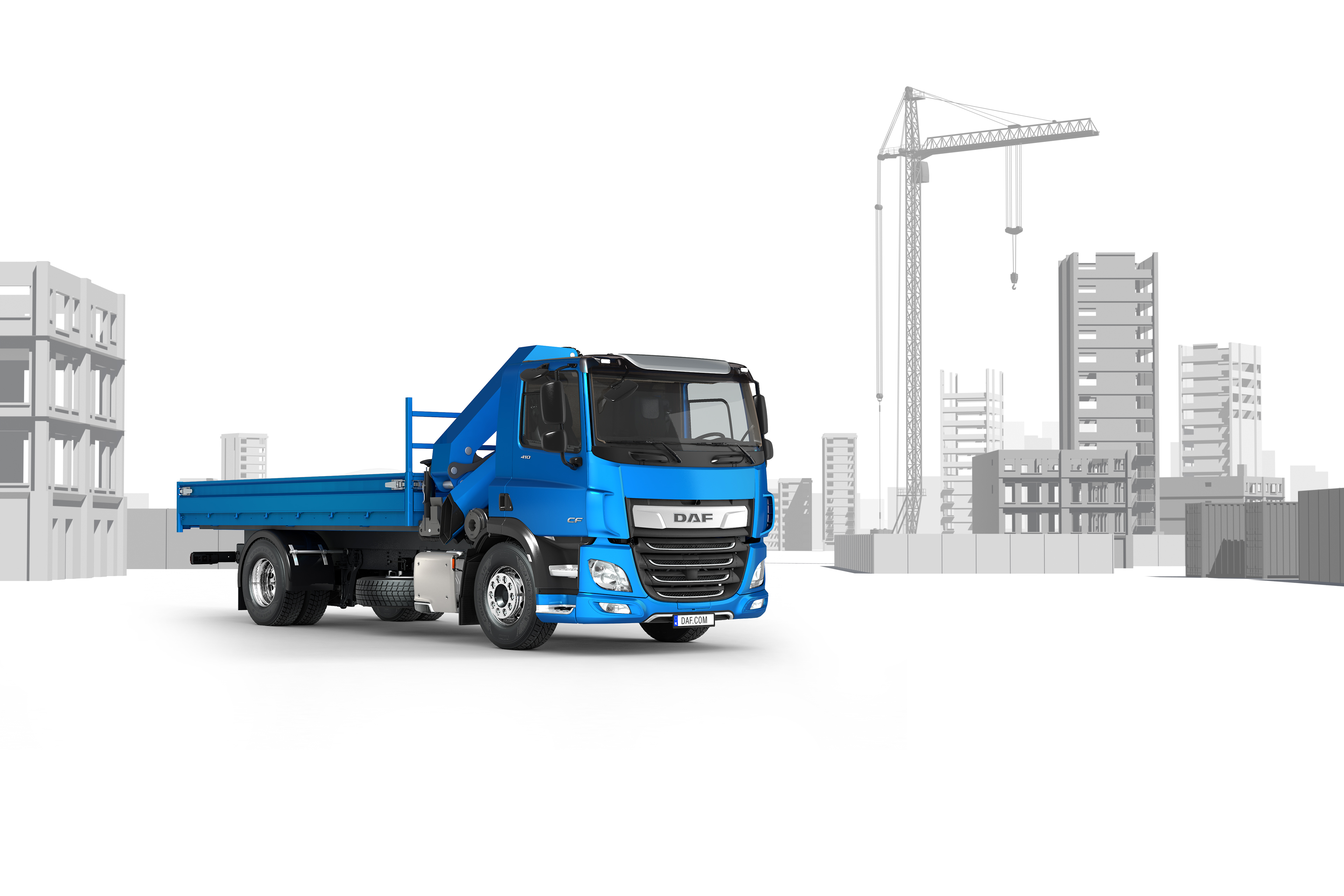 DAF CF FT kipper crane