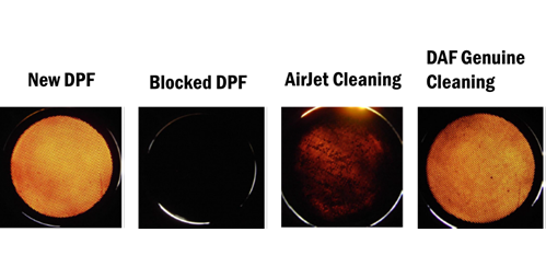 Čištění filtru DPF